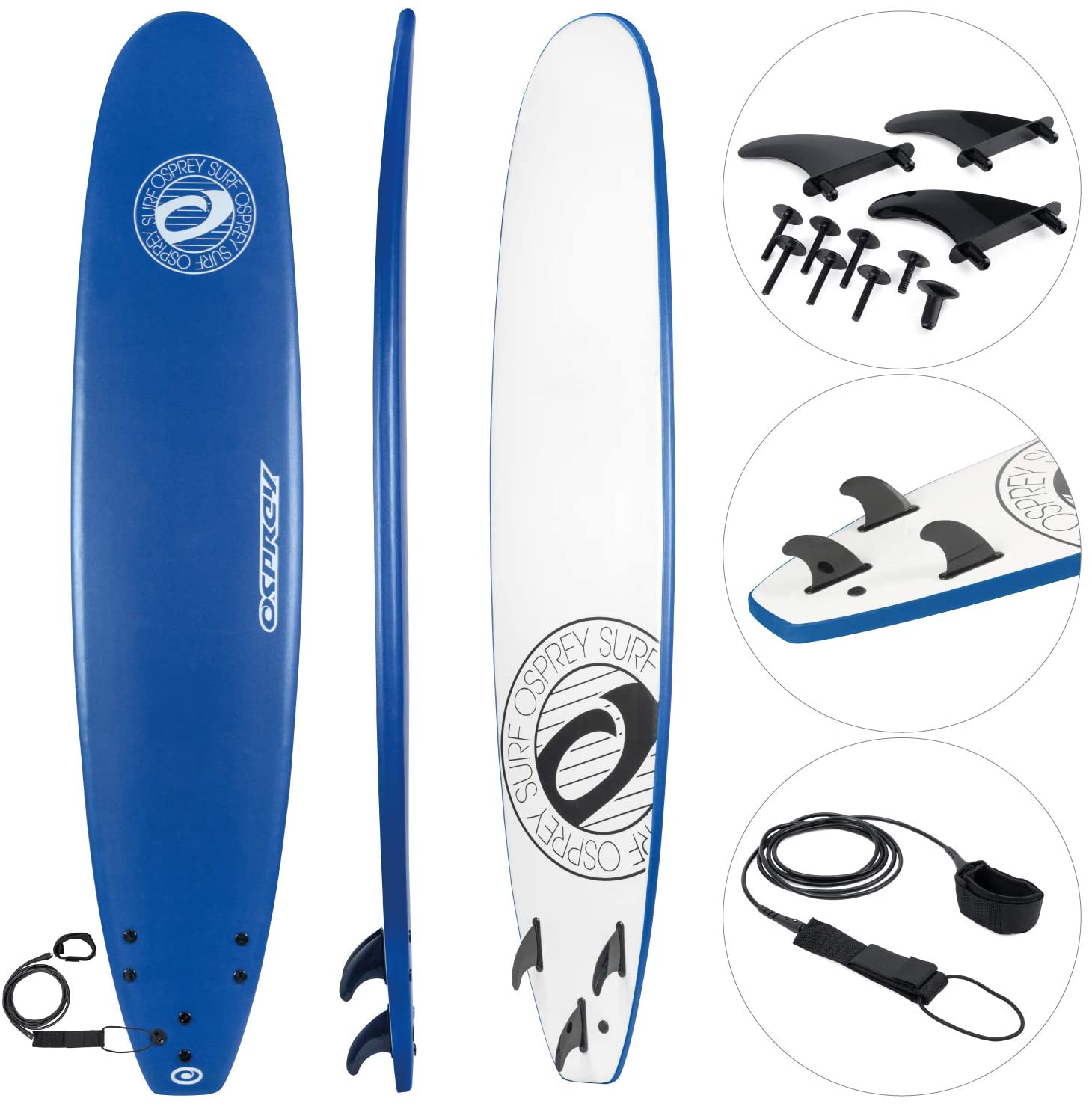 Osprey foam surfboard 8ft discount